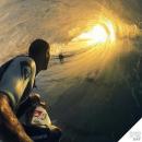 Surfing at Elourera Beach Surfing at Elourera Beach